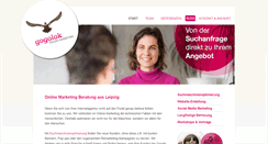 Desktop Screenshot of gogolok-online-marketing.de